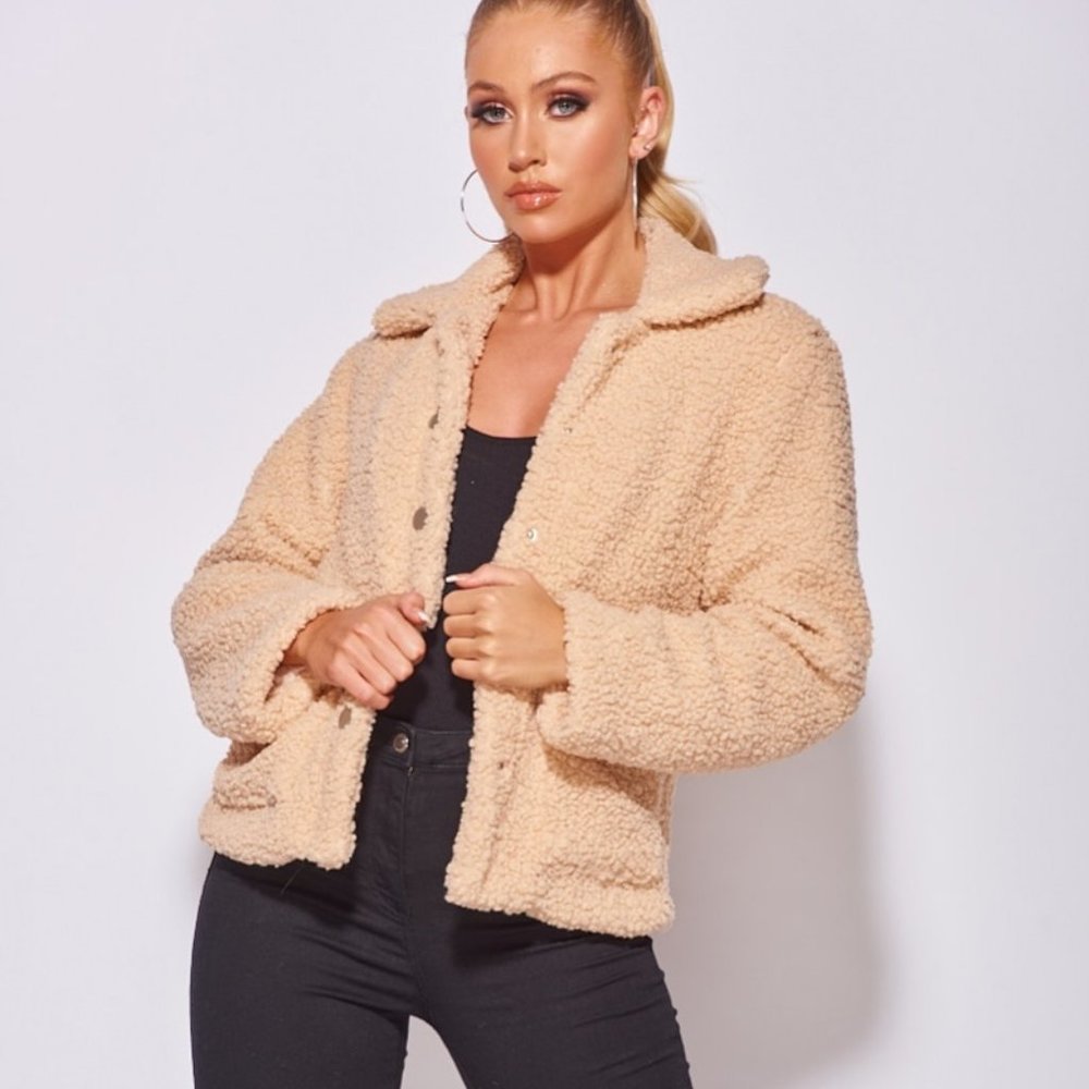 Beige Teddy Jacket